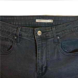 Size 10/31 high waisted skinny black jeans by the Gap